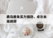 开云体育登录-关于鹿岛鹿角实力强劲，卓尔未雨绸缪的信息