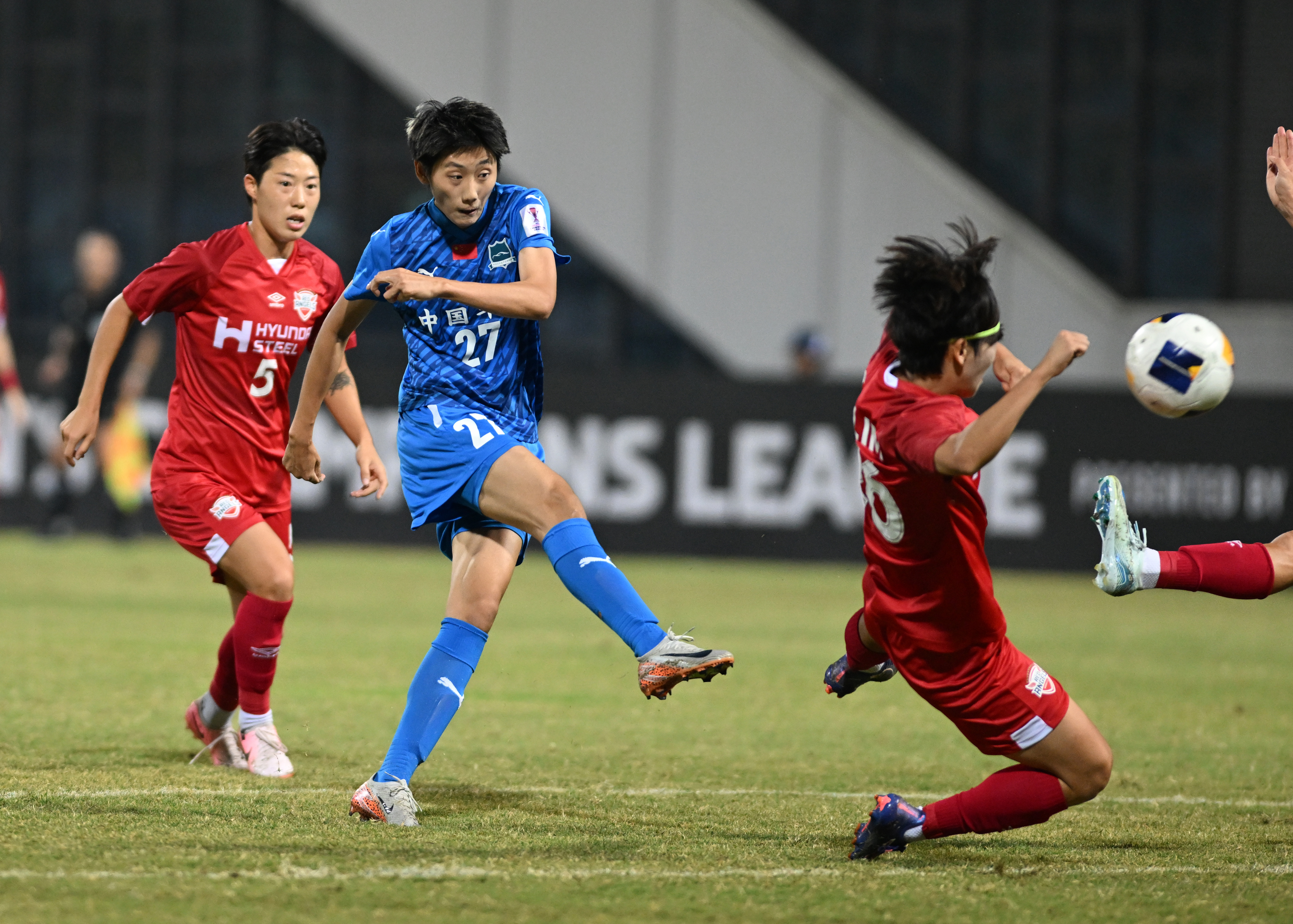 亚洲女足联赛开战，韩国队迎来首胜